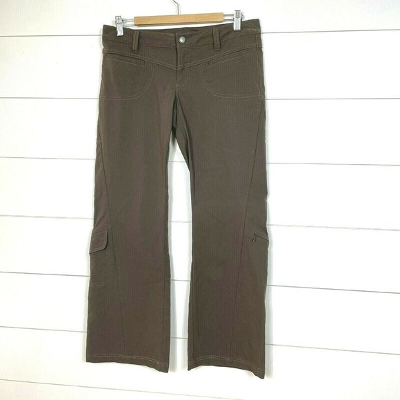 Athleta Pants - Athleta Size 8 Dipper Hike Pants Cargo Athletic Stretch Nylon Spandex